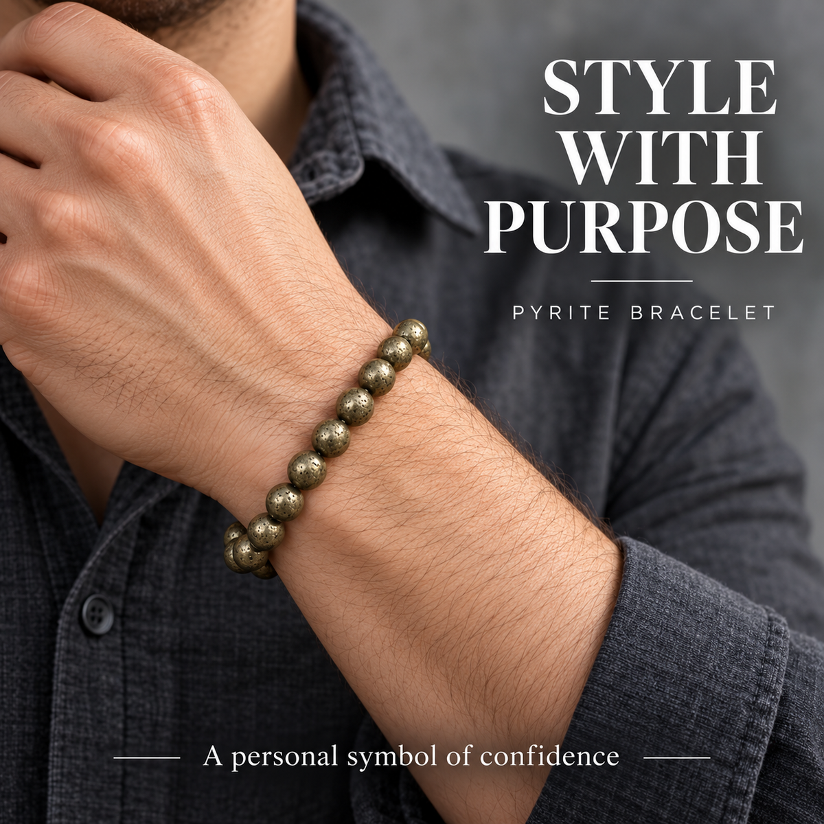 Pyrite Bracelet | A Symbol of Prosperity, Confidence & Style