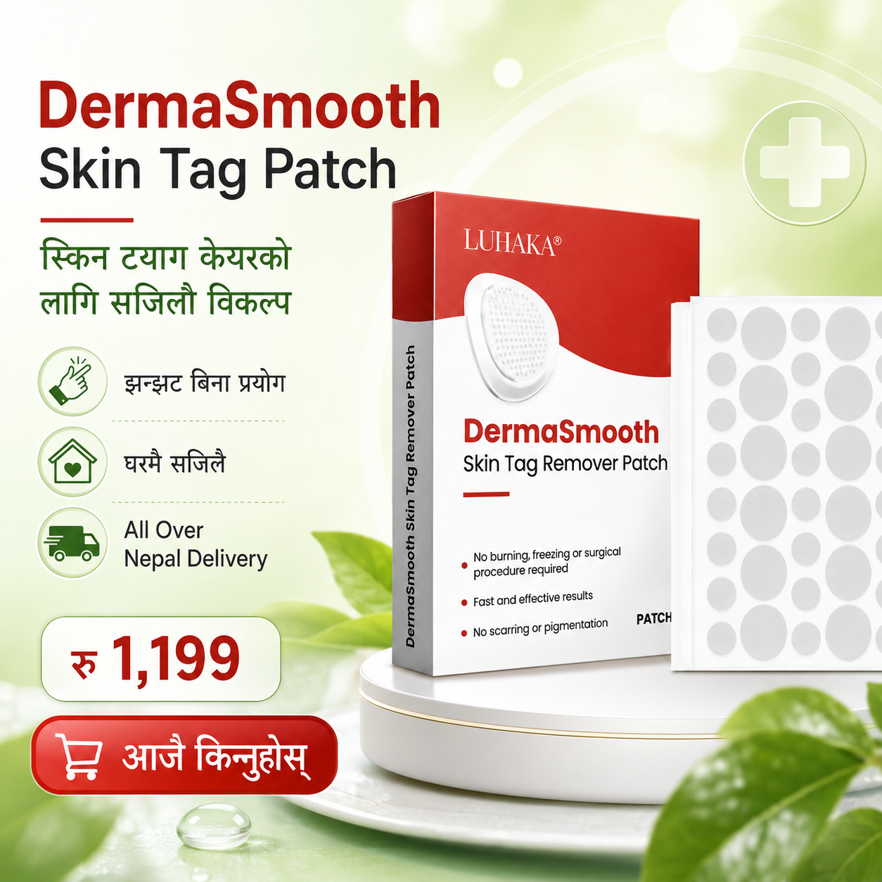 Derma Smooth Skin Tag Removal PatchDERMA SMOOTH SKIN TAG REMOVAL PATCH